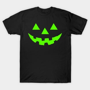 Jack O' Lantern GLOW EFFECT Pumpkin Halloween Costume Tshirt T-Shirt